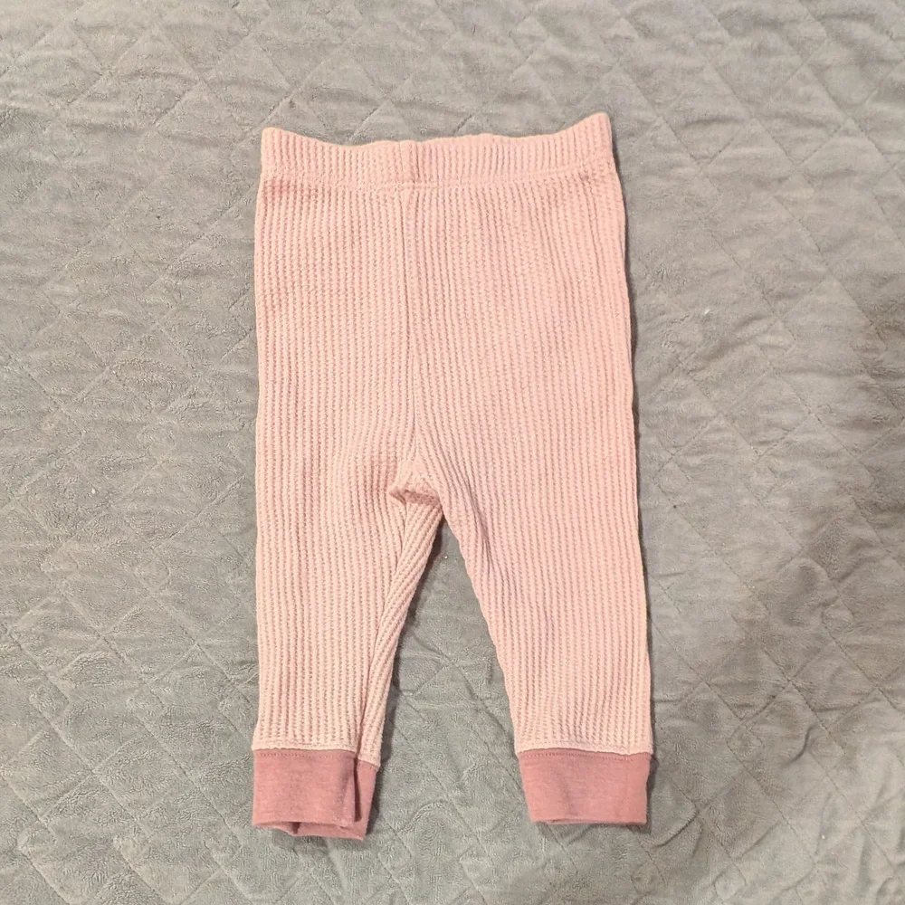 6M Pink Baby Outfit Set with Minnie Mouse Design